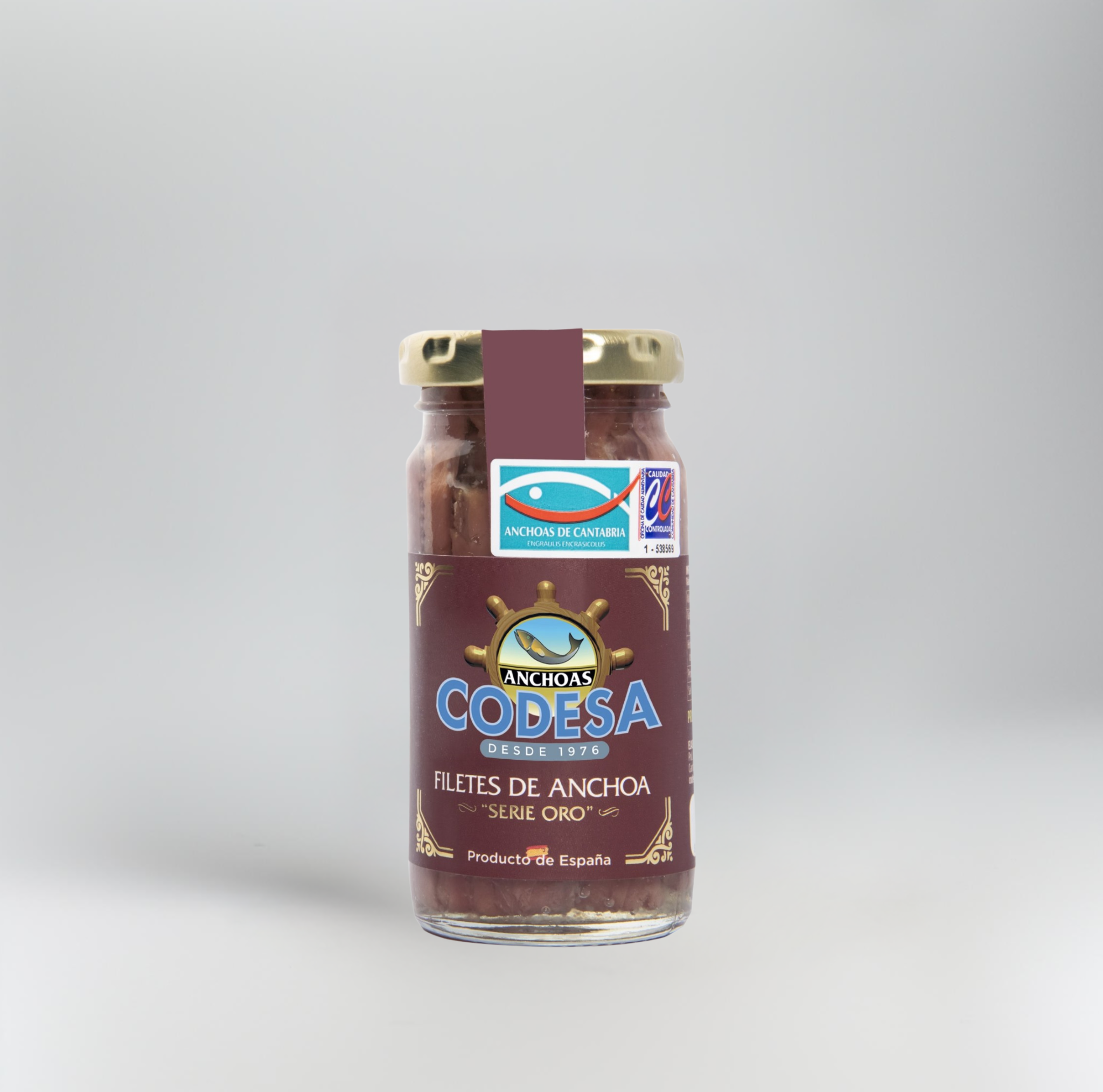 ANCHOVIES IN OLIVE OIL, JAR GOLD EDITION 14-15 fillets