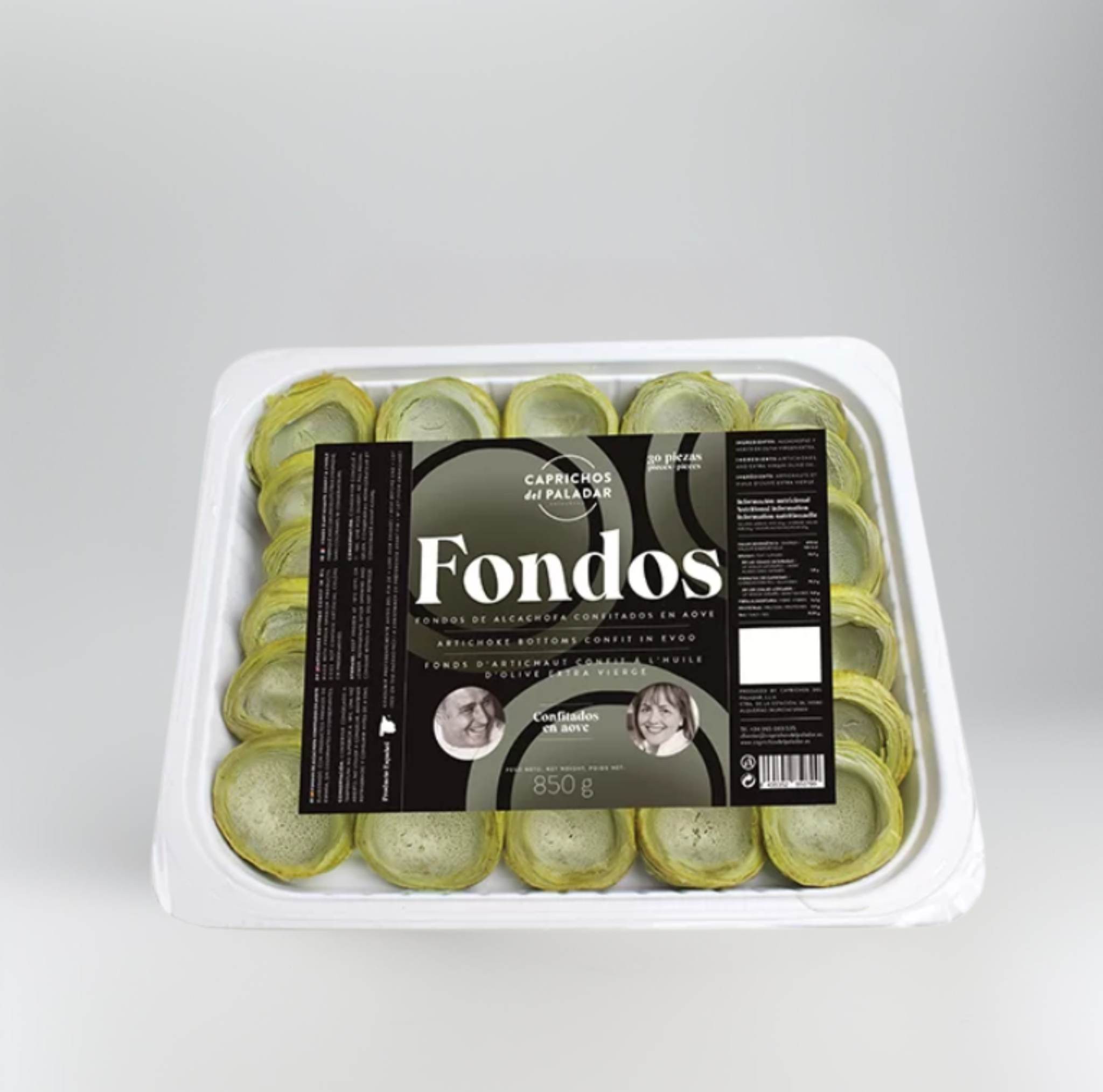 ARTICHOKE BOTTOMS CONFIT IN EVOO