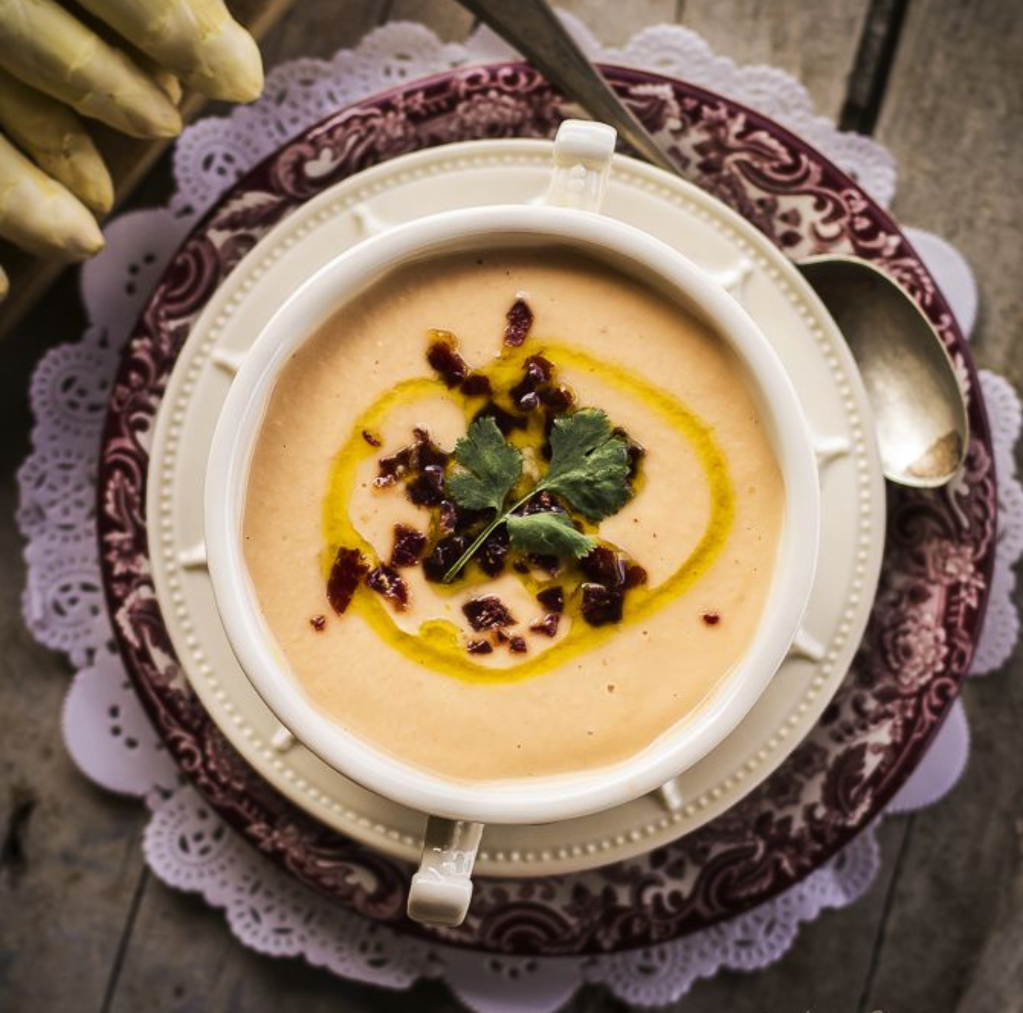 CREAM OF ASPARAGUS SOUP