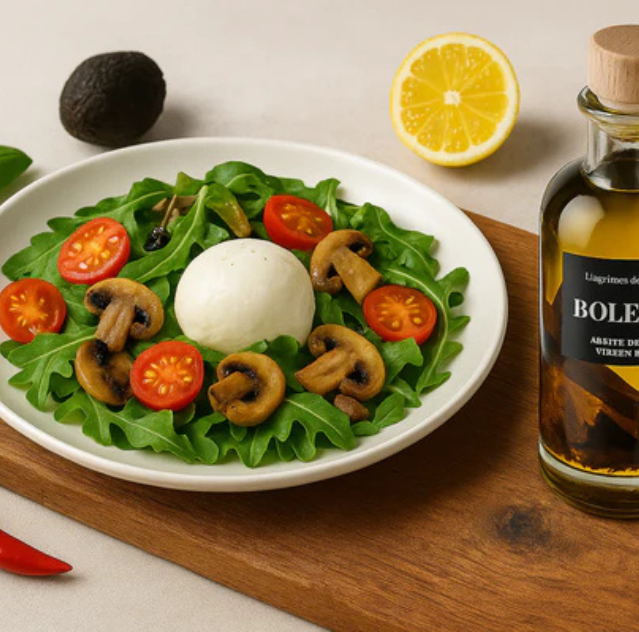 EVOO INFUSED WITH PORCINI MUSHROOMS