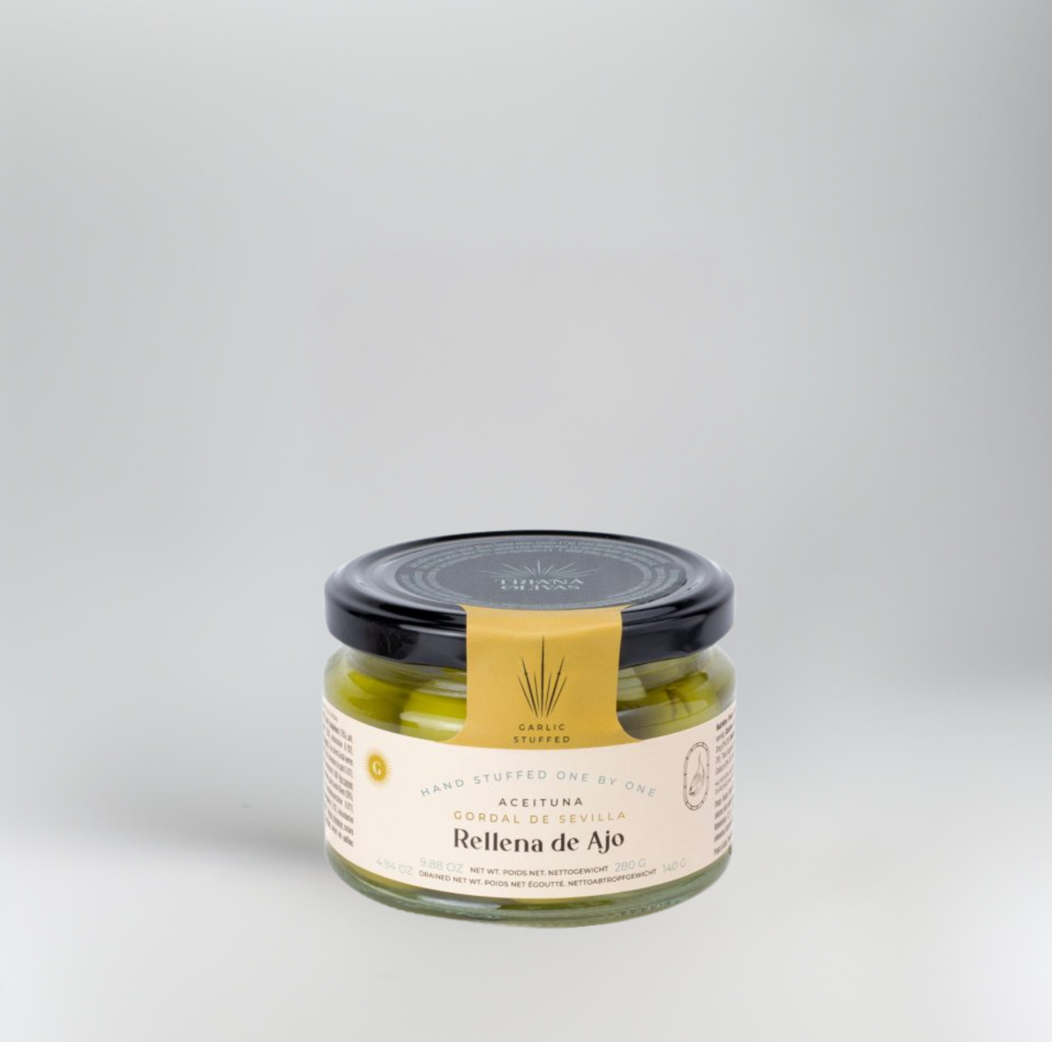 GARLIC STUFFED GREEN OLIVES GORDAL