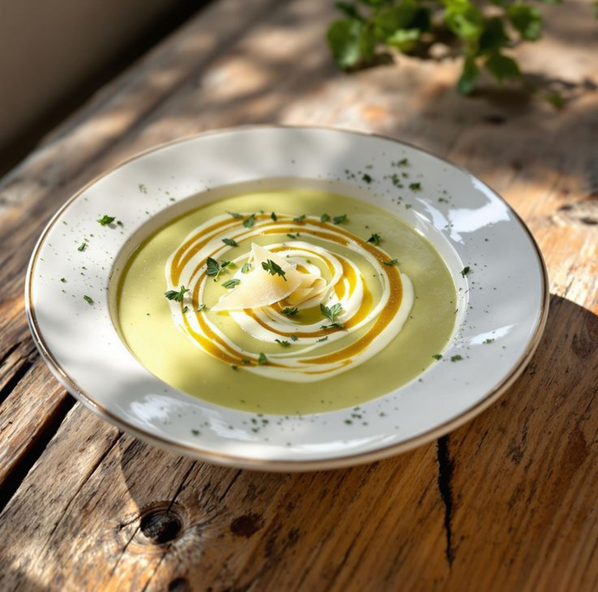CREAM OF LEEKS SOUP
