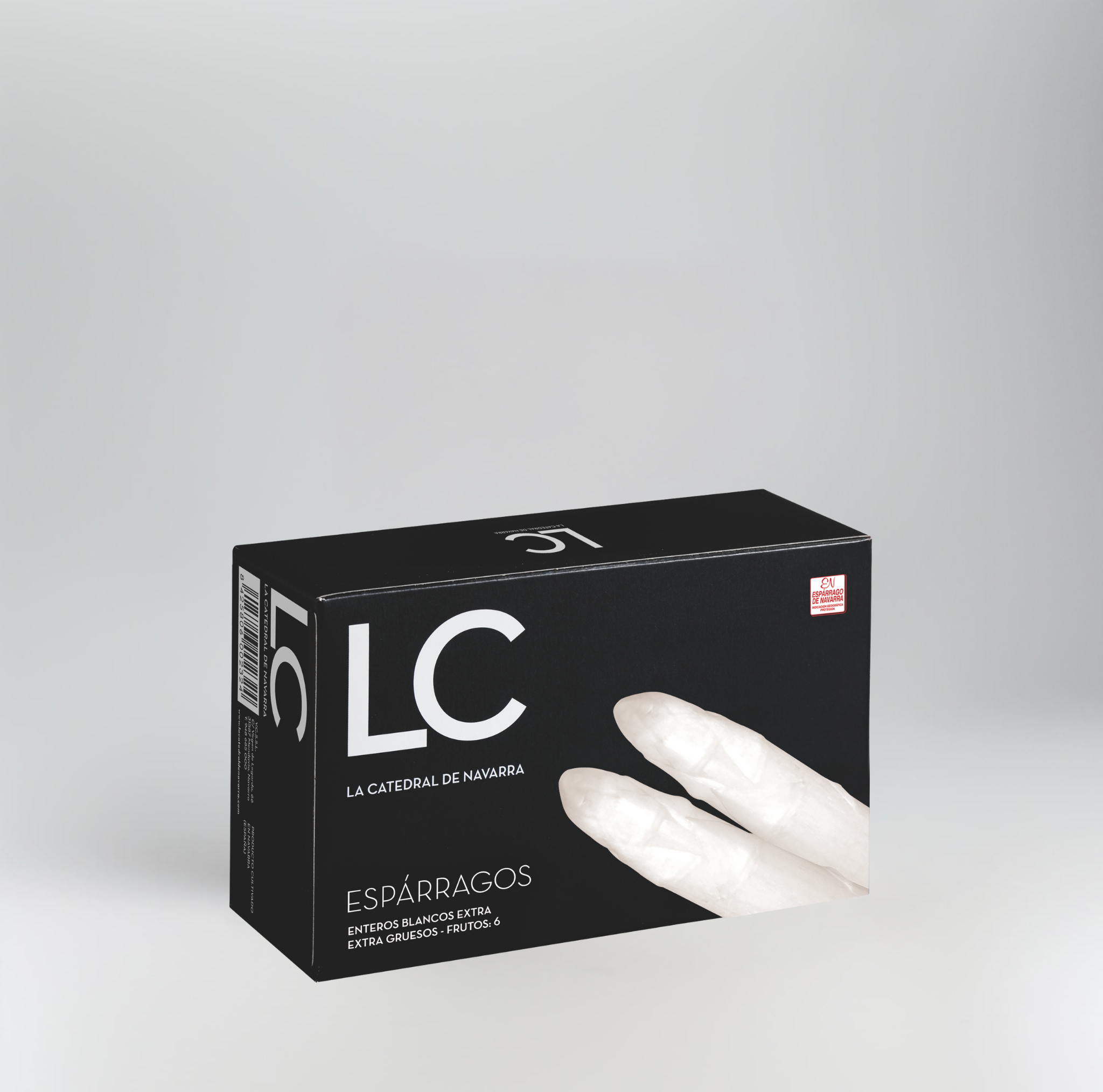 Asparagus box from La Catedral de Navarra brand